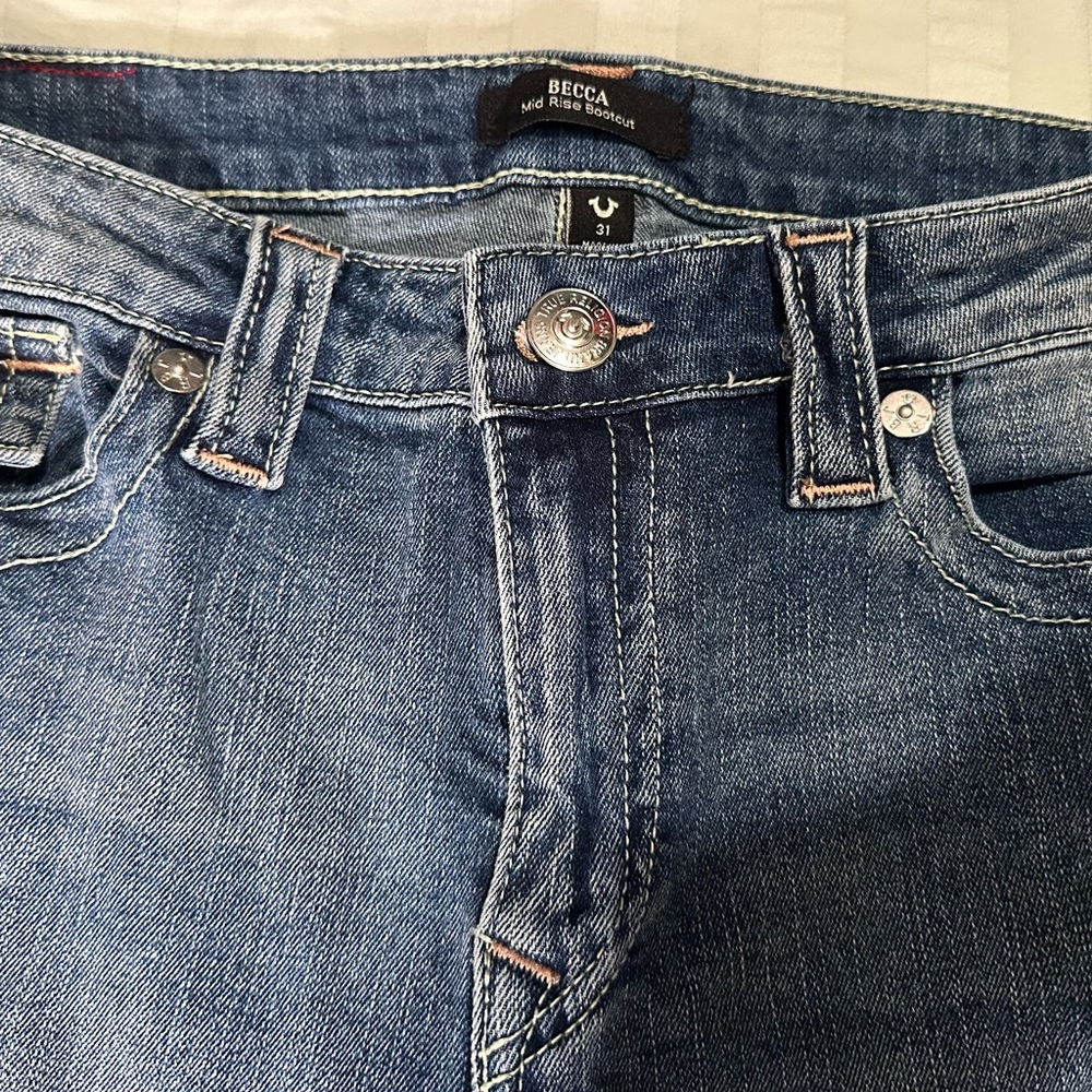 True Religion Women's Boot Cut Jeans - Blue